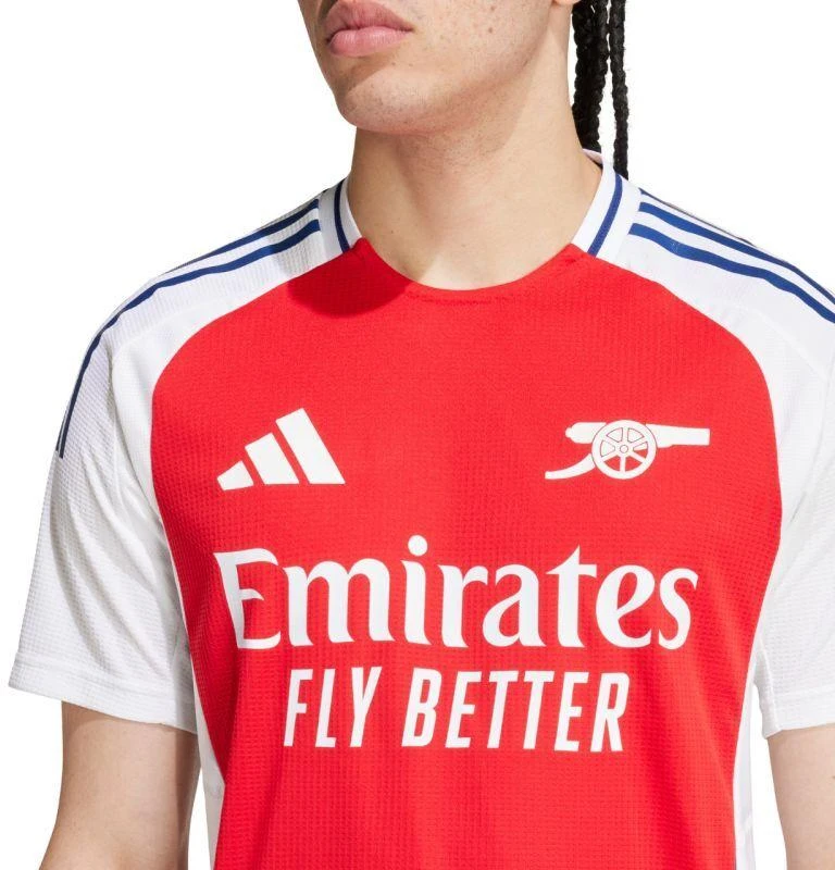 adidas Arsenal 24/25 Namų Autentiški Vyriški Marškinėliai Raudoni IT6140
