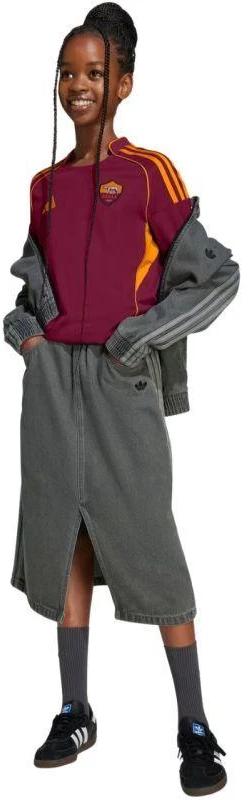 adidas AS Roma 25/26 namų bordo spalvos vaikiški marškinėliai JX2613