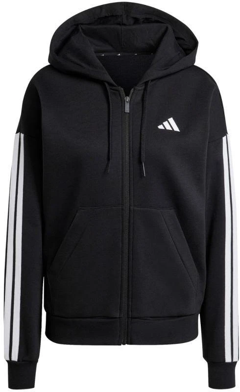 adidas Bazinės 3 juostelių su pilnu užtrauktuku džemperis su kapišonu W JE1283