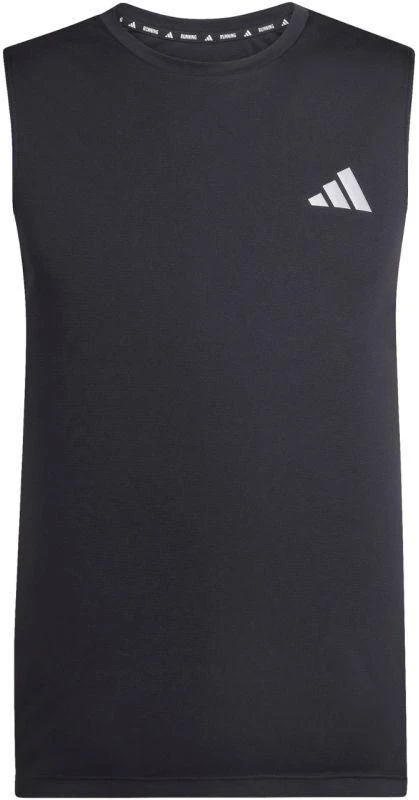 adidas Bėgimo pagrindiniai vyriški marškinėliai juodi KB5969