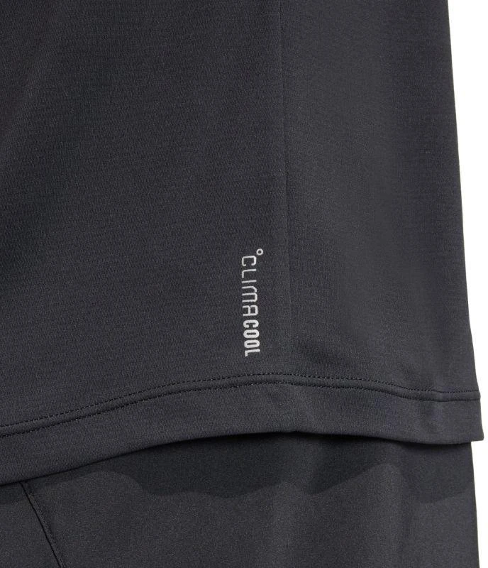 adidas Bėgimo pagrindiniai vyriški marškinėliai juodi KB5969
