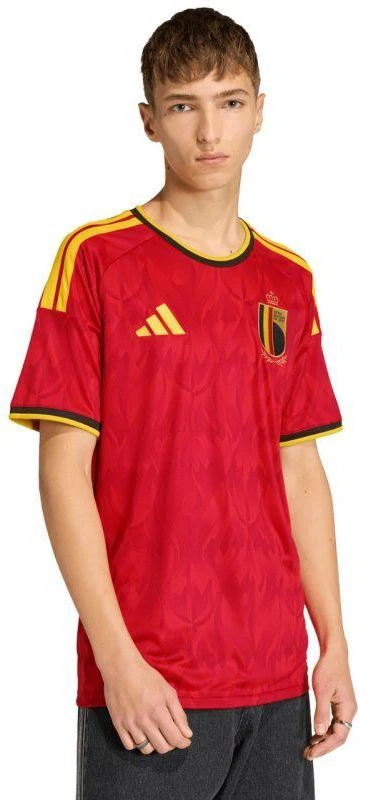 adidas Belgijos 26 namų aprangos marškinėliai, raudoni, JM8381