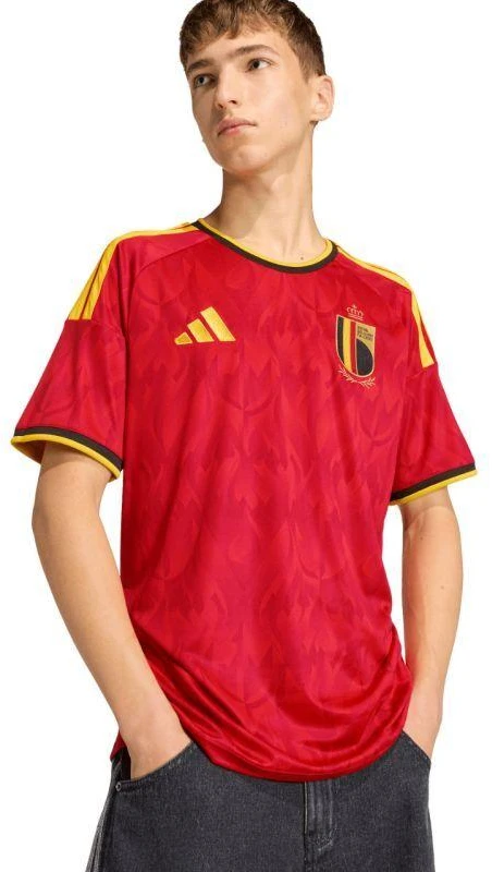 adidas Belgijos 26 namų aprangos marškinėliai, raudoni, JM8381