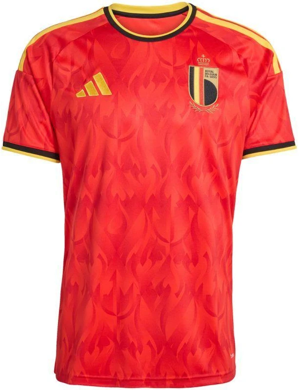 adidas Belgijos 26 namų aprangos marškinėliai, raudoni, JM8381