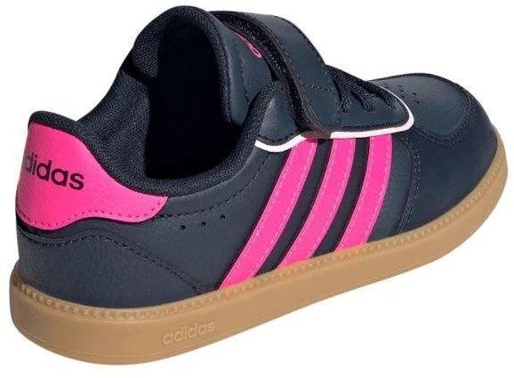 adidas Breaknet Sleek tamsiai mėlyni ir rožiniai vaikiški bateliai JQ3060
