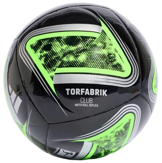 Adidas Bundesliga 26/27 Torfabrik futbolo kamuolys, juodas ir žalias, KV4045