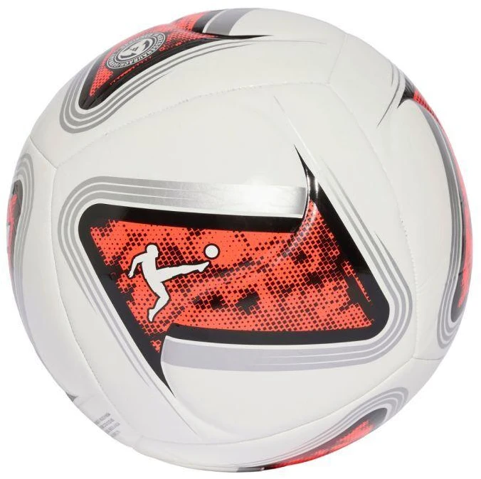 Adidas Bundesliga 26/27 Torfabrik futbolo kamuolys, baltas ir oranžinis, KG6043