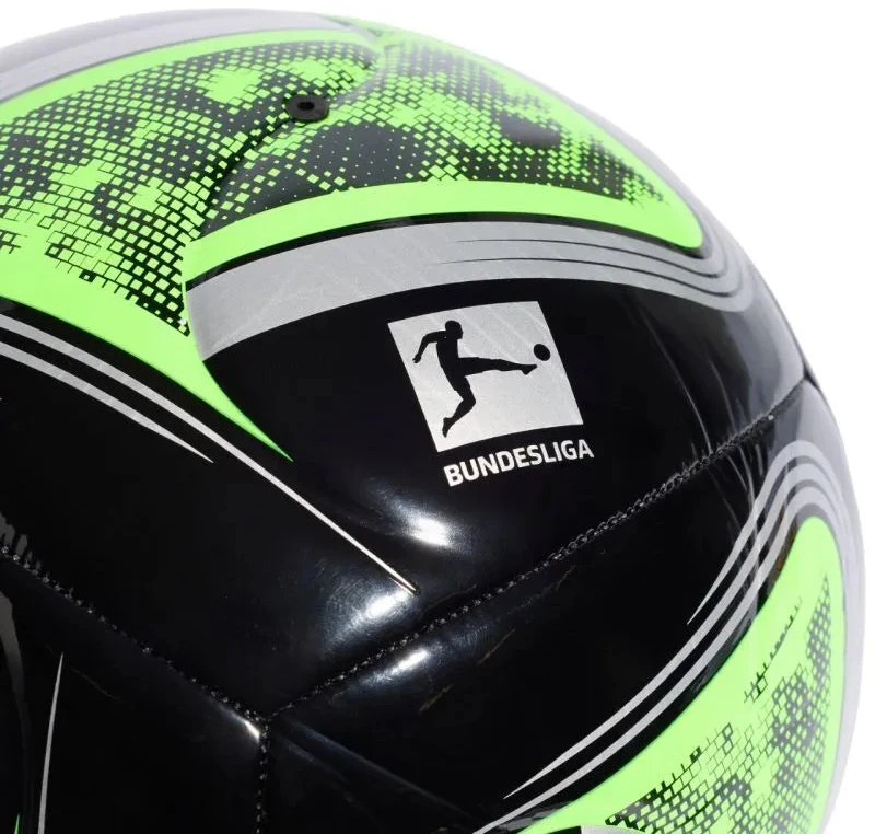 Adidas Bundesliga 26/27 Torfabrik futbolo kamuolys, juodas ir žalias, KV4045