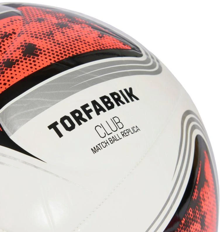 Adidas Bundesliga 26/27 Torfabrik futbolo kamuolys, baltas ir oranžinis, KG6043