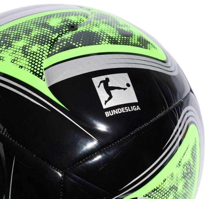 Adidas Bundesliga 26/27 Torfabrik futbolo kamuolys, juodas ir žalias, KV4045