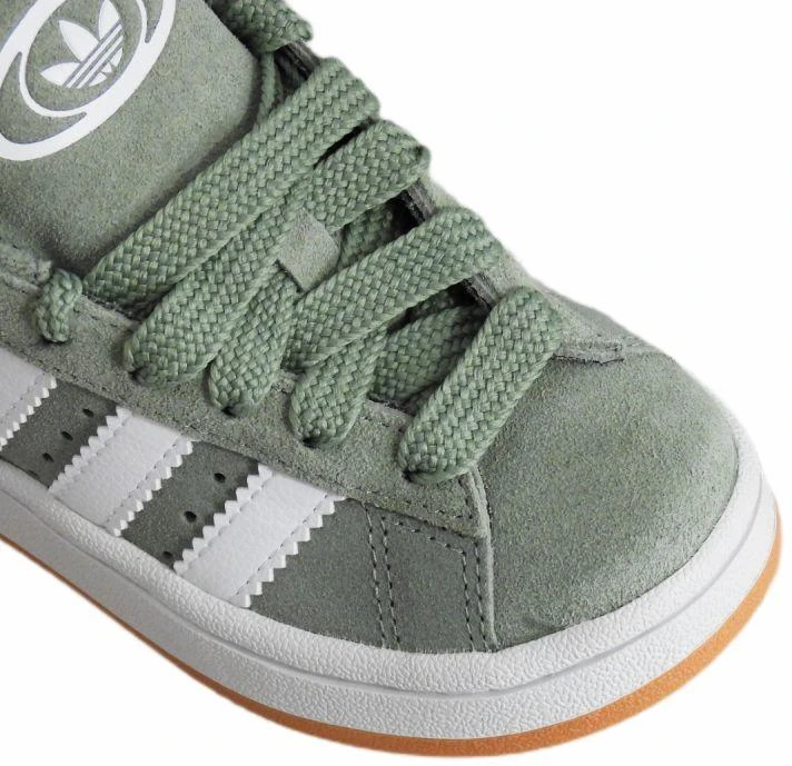 Adidas Campus 00s Sidabriškai žalia/Debesų balta vaikiški sportiniai bateliai - JP5509