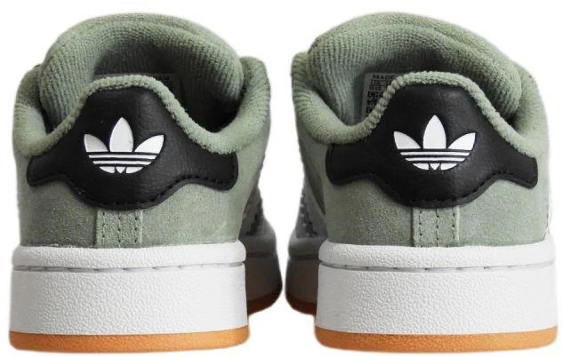 Adidas Campus 00s Sidabriškai žalia/Debesų balta vaikiški sportiniai bateliai - JP5509