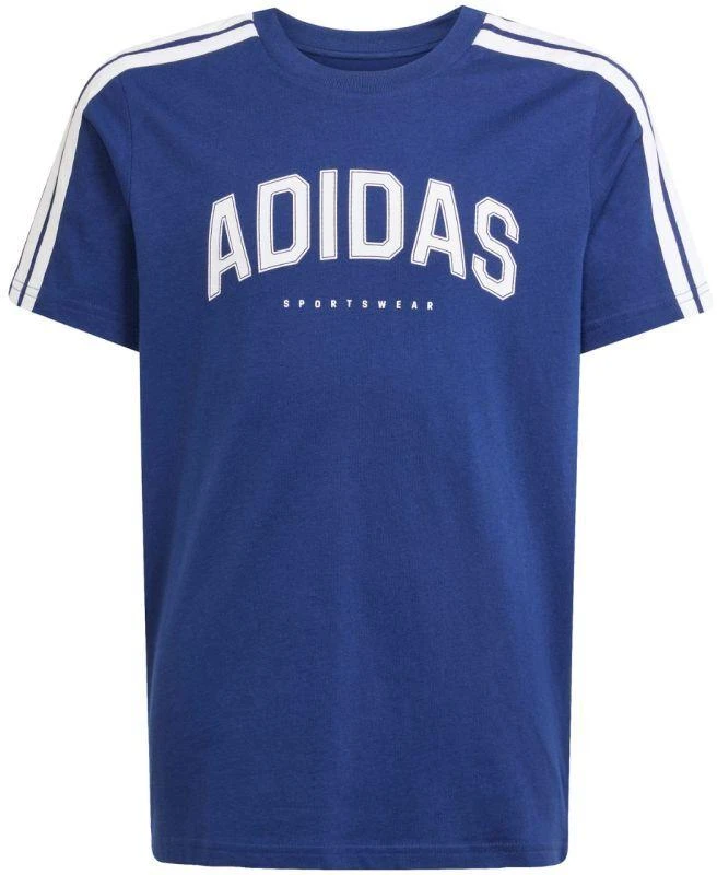 adidas Codes Kolegijos stiliaus grafiniai marškinėliai Tamsiai Mėlyni JL6138