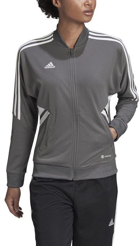 adidas Condivo 22 treniruočių striukė su užtrauktuku per visą ilgį W HD2280 sportinis megztinis