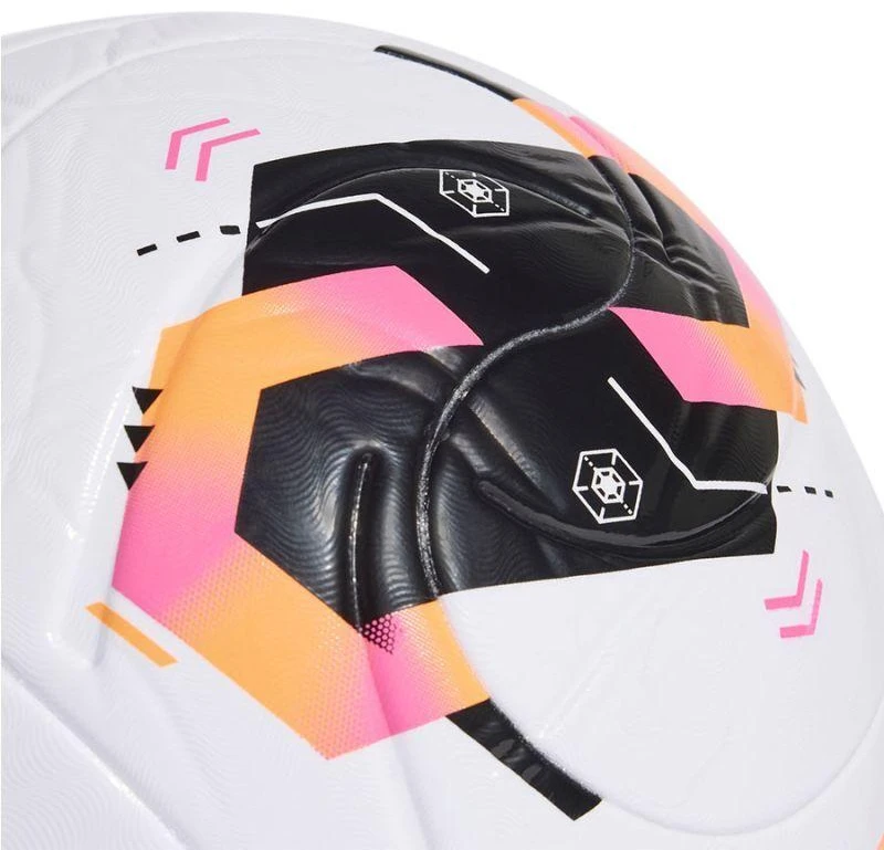 adidas Conext 26 Lygos futbolo kamuolys, baltos, juodos ir oranžinės spalvos KE5865