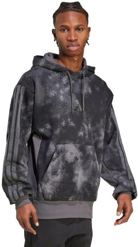 Adidas džemperis su gobtuvu, visapusio spaudinio (jūros motyvas), M JW3709