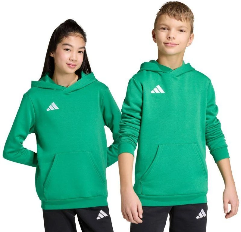 Adidas Entrada 26 Džemperis su gobtuvu žalias JZ6563 vaikiškas