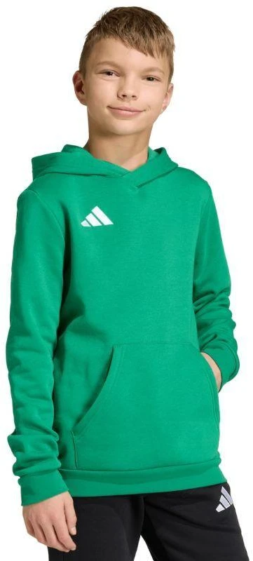 Adidas Entrada 26 Džemperis su gobtuvu žalias JZ6563 vaikiškas