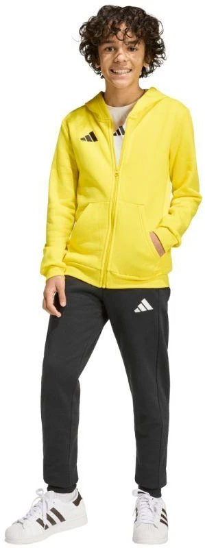 adidas Entrada 26 džemperis su užtrauktuku, geltonas, KH1777