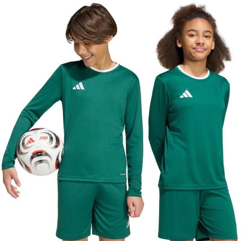 adidas Entrada 26 Džersis ilgomis rankovėmis vaikams Žalias KF5873