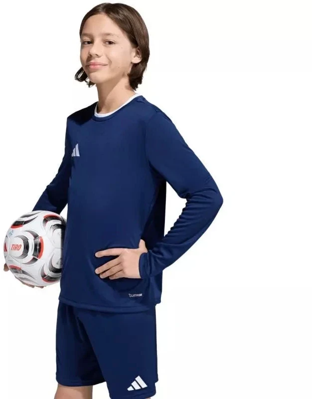 adidas Entrada 26 ilgomis rankovėmis marškinėliai tamsiai mėlyni KF5877