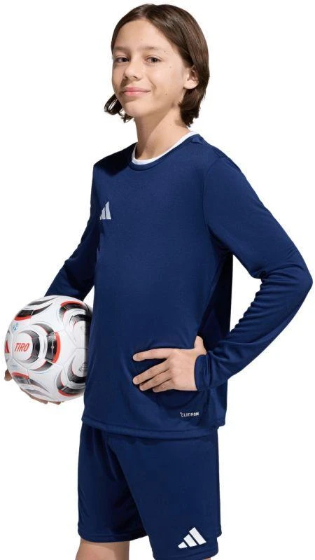adidas Entrada 26 ilgomis rankovėmis marškinėliai tamsiai mėlyni KF5877