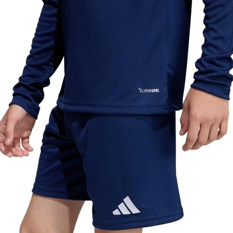 adidas Entrada 26 ilgomis rankovėmis marškinėliai tamsiai mėlyni KF5877