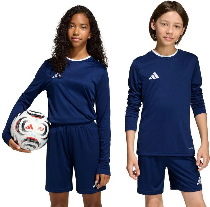adidas Entrada 26 ilgomis rankovėmis marškinėliai tamsiai mėlyni KF5877