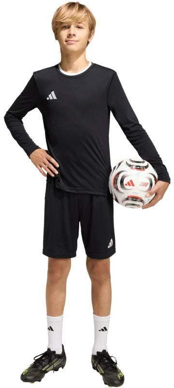adidas Entrada 26 ilgomis rankovėmis marškiniai, juodi KF5879