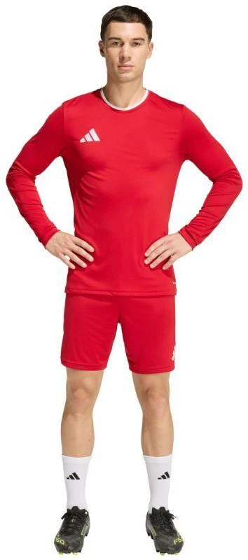 adidas Entrada 26 ilgomis rankovėmis vyriški marškinėliai, raudoni KF5847