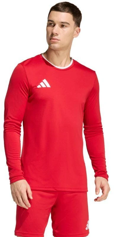 adidas Entrada 26 ilgomis rankovėmis vyriški marškinėliai, raudoni KF5847