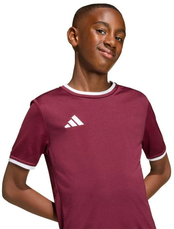 adidas Entrada 26 Jersey bordo vaikiški marškinėliai JZ2530