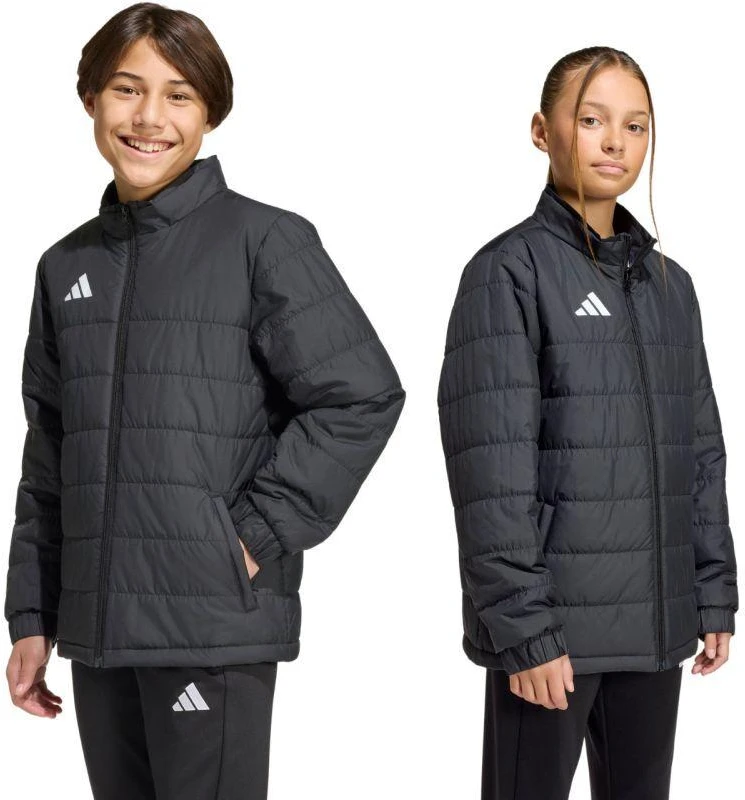 adidas Entrada 26 Lengva juoda vaikiška striukė JZ9124