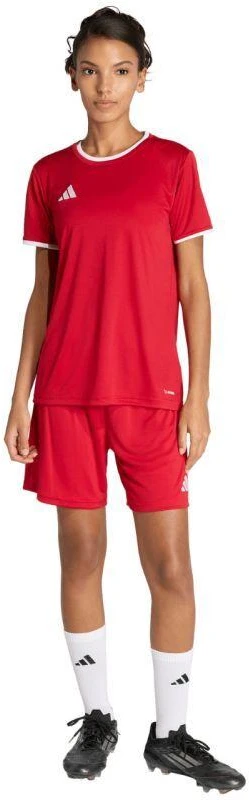adidas Entrada 26 moteriški šortai raudoni JZ2536