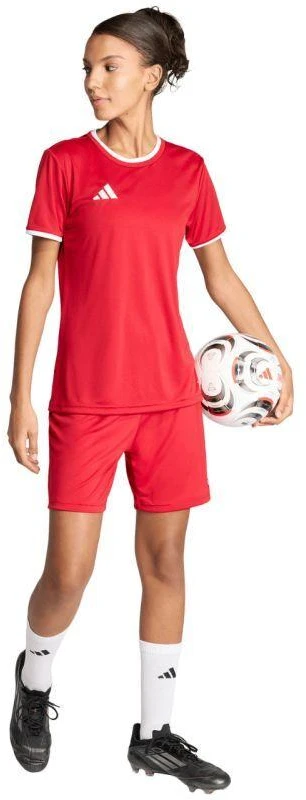 adidas Entrada 26 moteriški šortai raudoni JZ2536