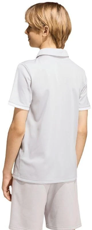 adidas Entrada 26 Polo šviesiai pilki vaikiški marškinėliai JZ6628