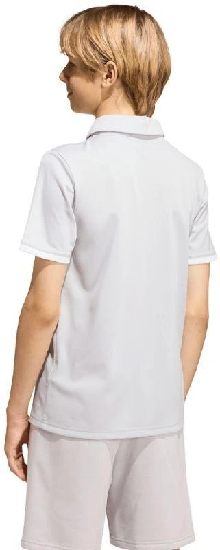 adidas Entrada 26 Polo šviesiai pilki vaikiški marškinėliai JZ6628