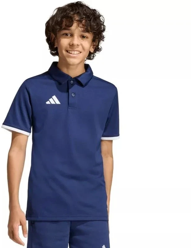 adidas Entrada 26 Polo vaikiški marškinėliai, tamsiai mėlynos, JZ6627