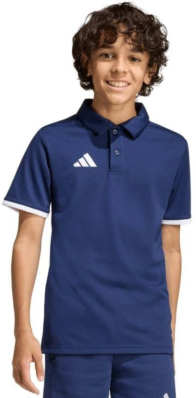 adidas Entrada 26 Polo vaikiški marškinėliai, tamsiai mėlynos, JZ6627