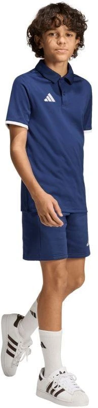 adidas Entrada 26 Polo vaikiški marškinėliai, tamsiai mėlynos, JZ6627