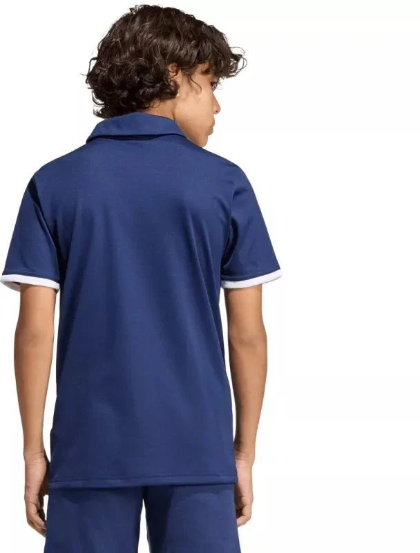 adidas Entrada 26 Polo vaikiški marškinėliai, tamsiai mėlynos, JZ6627
