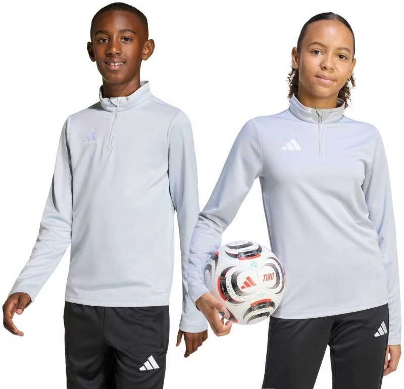 adidas Entrada 26 sportinė palaidinė šviesiai pilka vaikams JZ6637