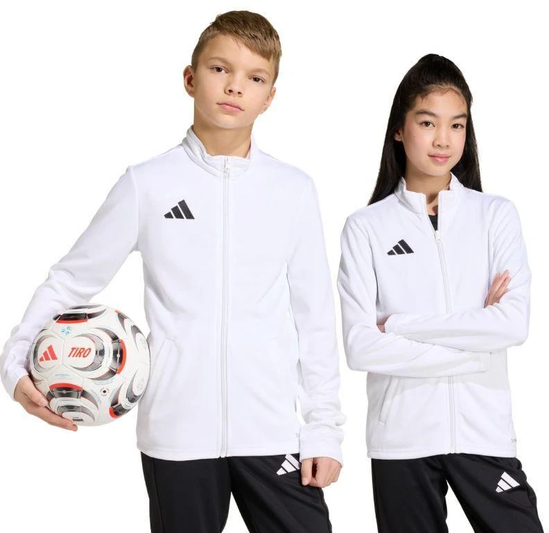adidas Entrada 26 Track vaikiškas džemperis baltas JZ6605