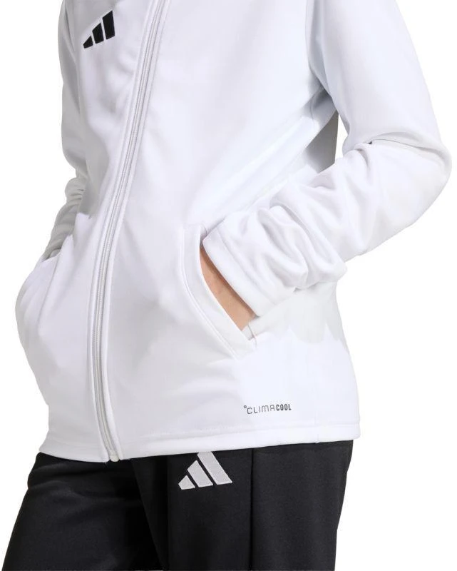 adidas Entrada 26 Track vaikiškas džemperis baltas JZ6605
