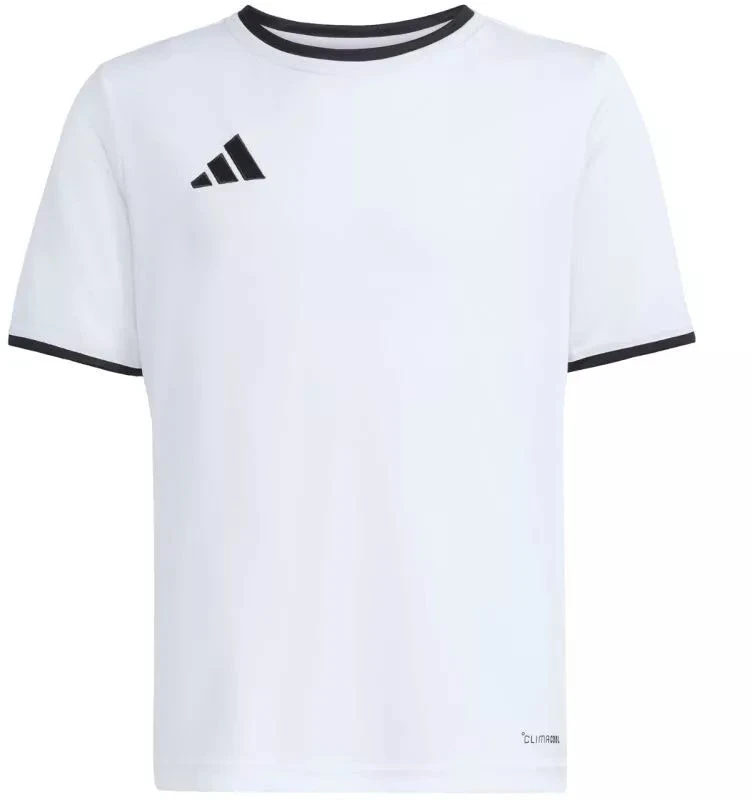 adidas Entrada 26 vaikiški marškinėliai balti ir juodi JZ2532
