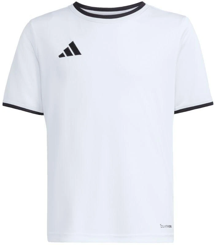 adidas Entrada 26 vaikiški marškinėliai balti ir juodi JZ2532