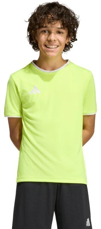 adidas Entrada 26 vaikiški marškinėliai Neoninė geltona KE9845