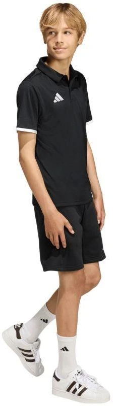 adidas Entrada 26 vaikiški polo marškinėliai juodi JZ6629