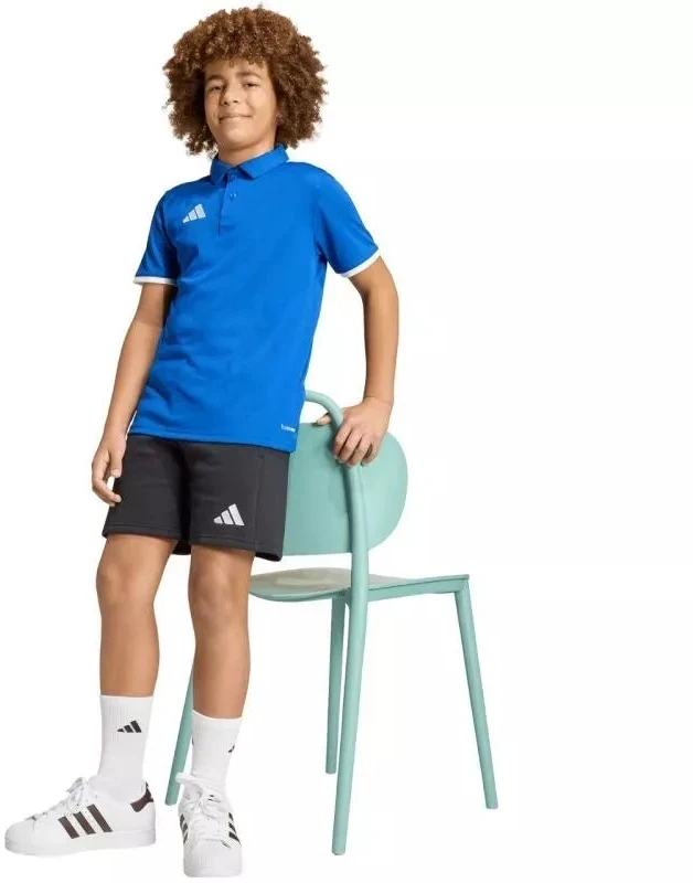 adidas Entrada 26 vaikiški polo marškinėliai mėlyni JZ6625