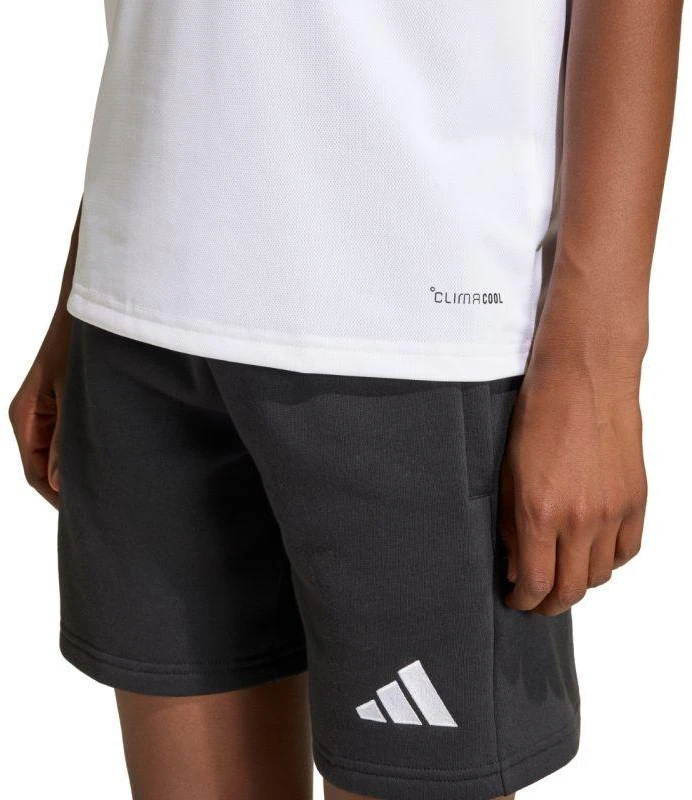 adidas Entrada 26 vaikiški polo marškinėliai balti JZ6624